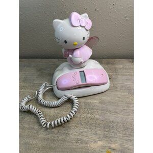 Hello Kitty Pink Angel Sanrio Landline Telephone Vintage Phone 2003 UNTESTED